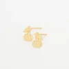 INK + ALLOY Alice Cherries Post Earrings 18k Gold