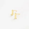 INK + ALLOY Alice Cowboy Boot Post Earrings 18k Gold
