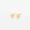 INK + ALLOY Alice Hearts Post Earrings 18k Gold