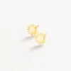 INK + ALLOY Alice Sunburst Post Earrings 18k Gold