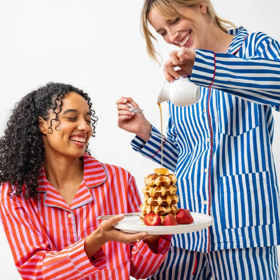 INK + ALLOY Bonnie Pajama Set Lavender & Poppy