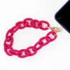 INK + ALLOY Celine Beaded Phone Chain + Bag Charm Hot Pink