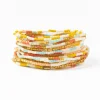 INK + ALLOY Chelsea 18 Strand Luxe Beaded Bracelet Set Amalfi