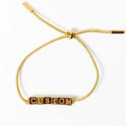 INK + ALLOY Custom Goldie Friendship Bracelet