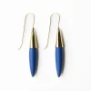 INK + ALLOY Elizabeth Ceramic Spike Earring Blue