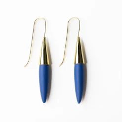 INK + ALLOY Elizabeth Ceramic Spike Earring Blue