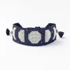 INK + ALLOY Erin Moon Phases Adjustable Beaded Bracelet Navy
