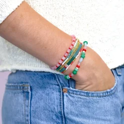 INK + ALLOY Fields Of Poppy Bracelet Stack Of 6