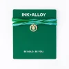 INK + ALLOY Fiona Twisted Wrap Bracelet With Horseshoe Charm Green Blue