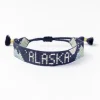 INK + ALLOY Gabby "Alaska" Adjustable Beaded Bracelet Navy