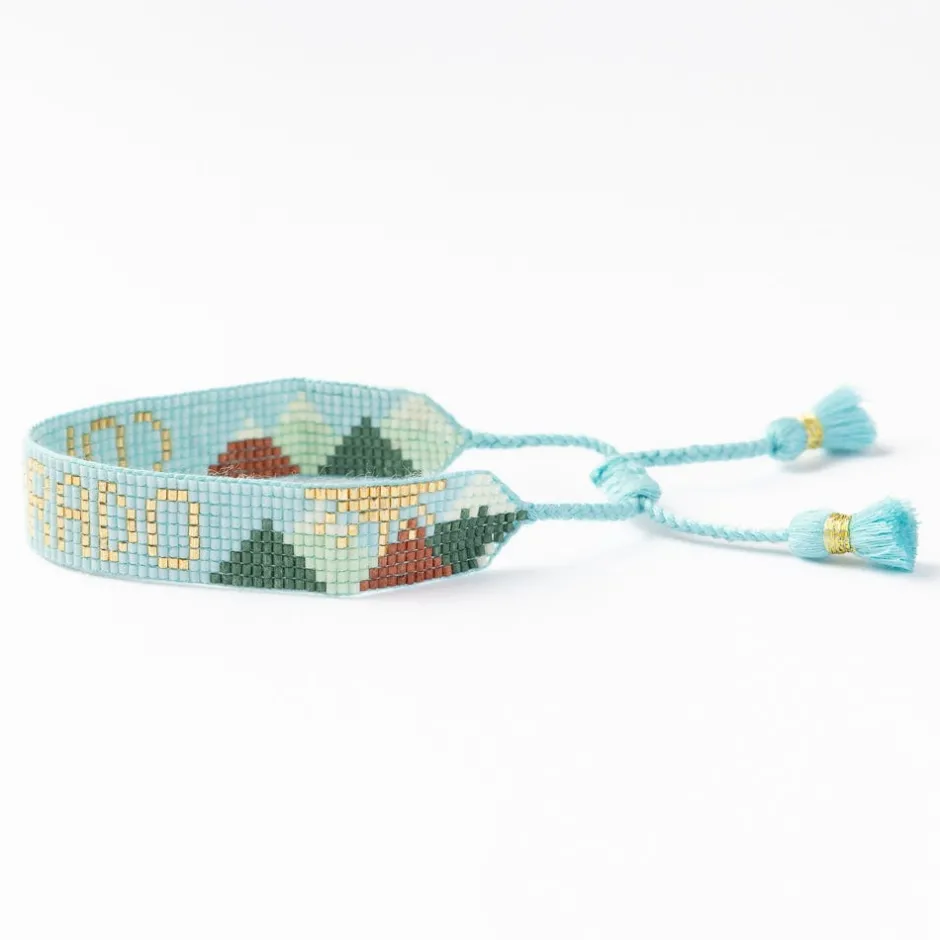 INK + ALLOY Gabby "Colorado" With Mountains Adjustable Beaded Bracelet