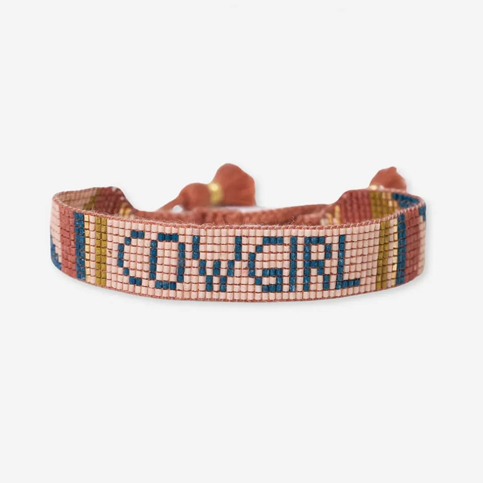 INK + ALLOY Gabby "Cowgirl" Adjustable Beaded Bracelet Desert