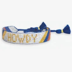 INK + ALLOY Gabby "Howdy" Adjustable Beaded Bracelet Multicolor
