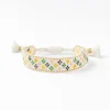 INK + ALLOY Gabby Mini Floral Adjustable Beaded Bracelet Ivory