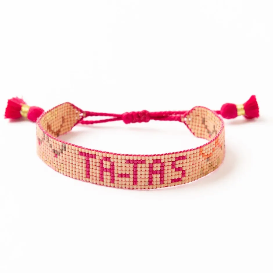 INK + ALLOY Gabby "TA-TA'S" Adjustable Beaded Bracelet