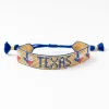 INK + ALLOY Gabby "Texas" Adjustable Beaded Bracelet Gold