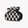 INK + ALLOY Gia Petite Checked Claw Black/White