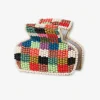 INK + ALLOY Gia Petite Multi-Color Checked Claw Multi-Check