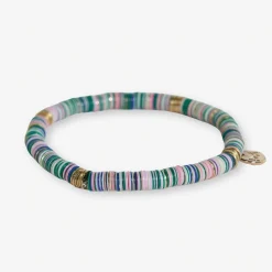 INK + ALLOY Grace Multi Mix Sequin Stretch Bracelet Kelly Green