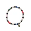 INK + ALLOY Grace Three Stripes Between Gold And Black Sequin Stretch Bracelet Rio