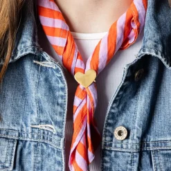INK + ALLOY Harper Heart Bandana Ring Brass