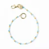 INK + ALLOY Kate Beaded Bag Charm with Brass Sun