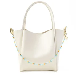 INK + ALLOY Kate Beaded Bag Charm with Brass Sun