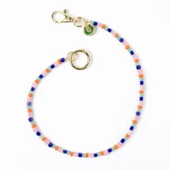 INK + ALLOY Kate Beaded Bag Charm with Brass Horseshoe