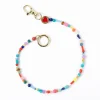 INK + ALLOY Kate Beaded Bag Charm with Brass Heart