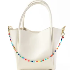 INK + ALLOY Kate Beaded Bag Charm with Brass Heart
