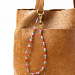 INK + ALLOY Kate Beaded Bag Charm with Brass Boot