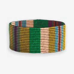 INK + ALLOY Kenzie Mixed Vertical Colorblock And Stripes Beaded Stretch Bracelet Rio