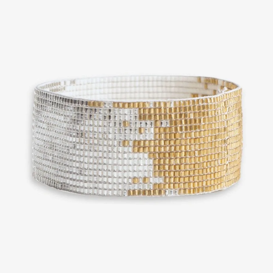 INK + ALLOY Kenzie Ombre Beaded Stretch Bracelet St. Moritz