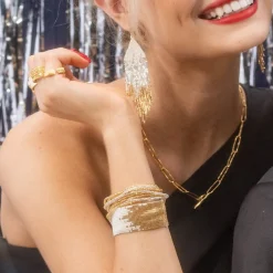 INK + ALLOY Kenzie Ombre Beaded Stretch Bracelet St. Moritz