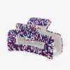 INK + ALLOY Lola Game Day Confetti Beaded Hair Claw Clip Red White and Blue