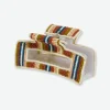 INK + ALLOY Lola Stripes Beaded Hair Claw Clip Desert