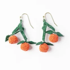 INK + ALLOY Lottie Clementine Dangle Luxe Earring Orange