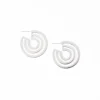 INK + ALLOY Martha Organic Three Circles Hoop Earrings Silver