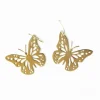 INK + ALLOY Monica Butterfly Dangle Earrings Brass