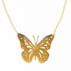 INK + ALLOY Monica Butterfly Pendant Necklace Brass