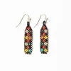 INK + ALLOY Nadia Floral Design Petite Luxe Earring Black