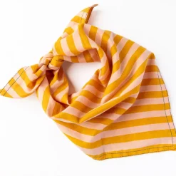 INK + ALLOY Naomi Bandana Stripe Blush Mustard