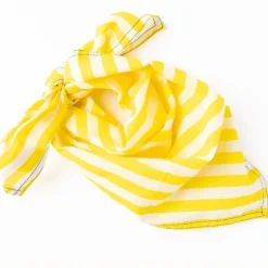 INK + ALLOY Naomi Bandana Stripe Yellow White