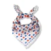 INK + ALLOY Naomi Rectangles Bandana Coral