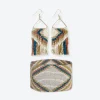 INK + ALLOY Paige + Brooklyn Beaded Earrings And Bracelet Set Desert