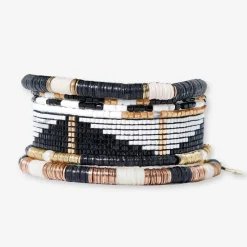 INK + ALLOY Paint it Black Bracelet Stack