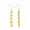 INK + ALLOY Parker V Chain Link Drop Earrings Brass