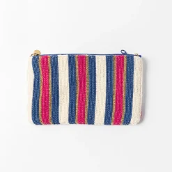 INK + ALLOY PREORDER - Leila Boot Seed Bead Clutch With Strap