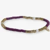 INK + ALLOY Rory Solid Color With Gold And Pearls Small Sequin Stretch Bracelet Port