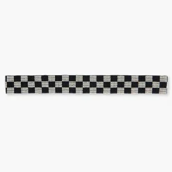 INK + ALLOY Ryan Checkered Beaded Stretch Hatband Black and White